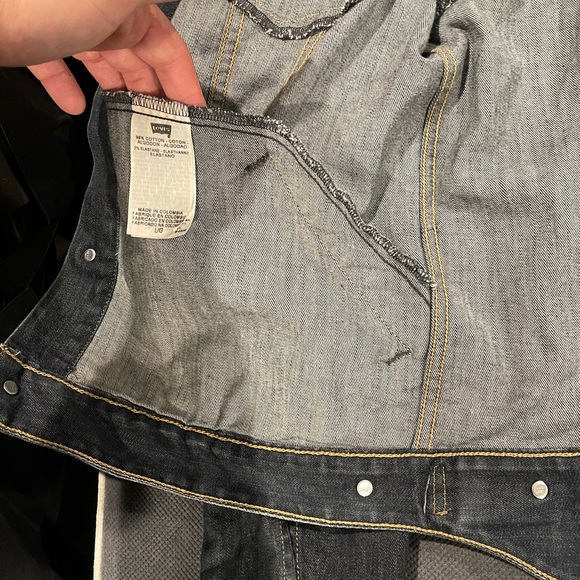 Discontinued Levi’s pro style denim trucker jacket for cycling - Picture 9 of 11